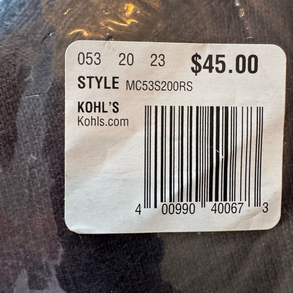 Croft & Barrow Classic Dark Gray Sweater - Picture 3 of 3
